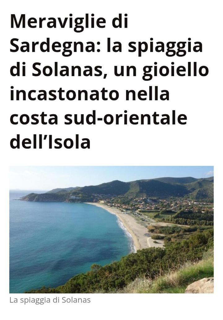 Vacanze A Solanas Con Clima Cup1863 Extérieur photo